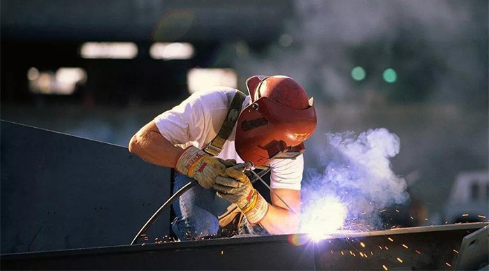 Titanium steel clad plate welding